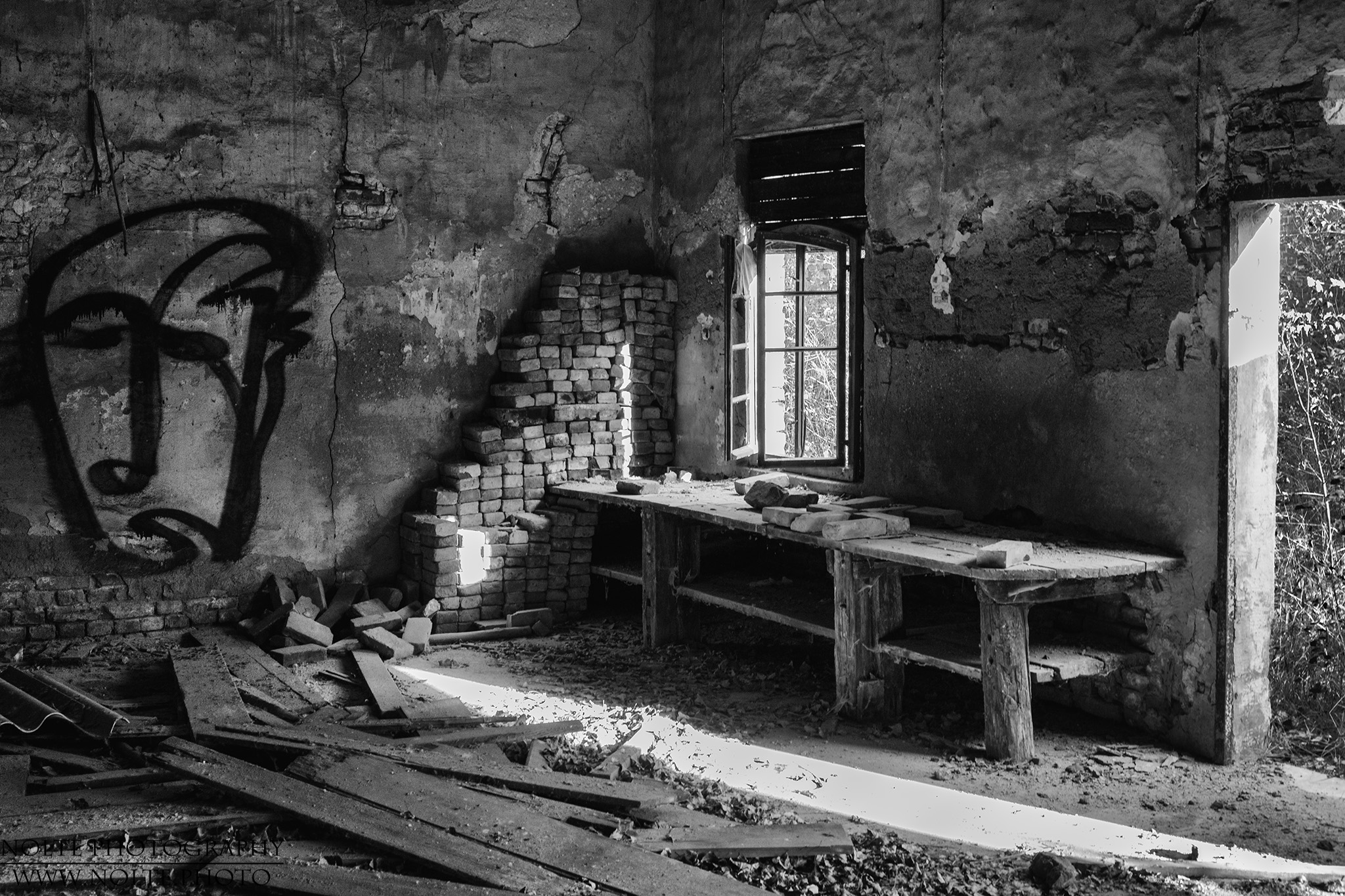 Die verlassene Werkstatt